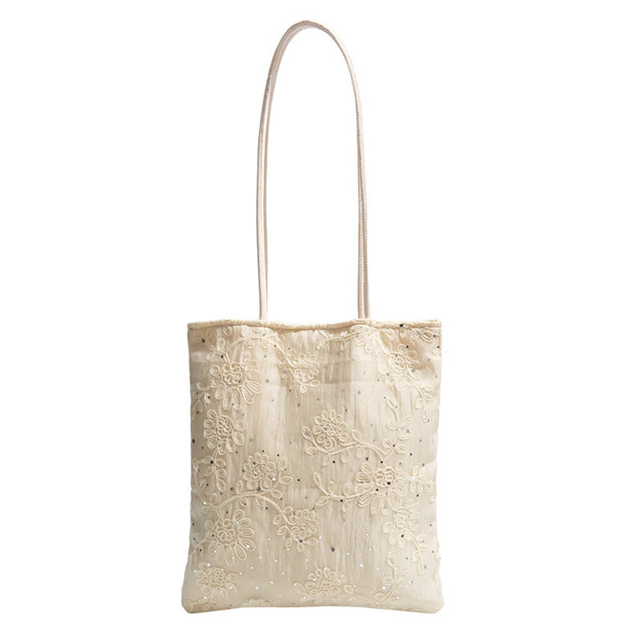 Damen Baumwolltasche mit kunstvollen Stickereien Nord Taschen
