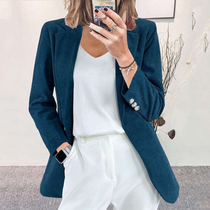 Cord Blazer Damen Elegant