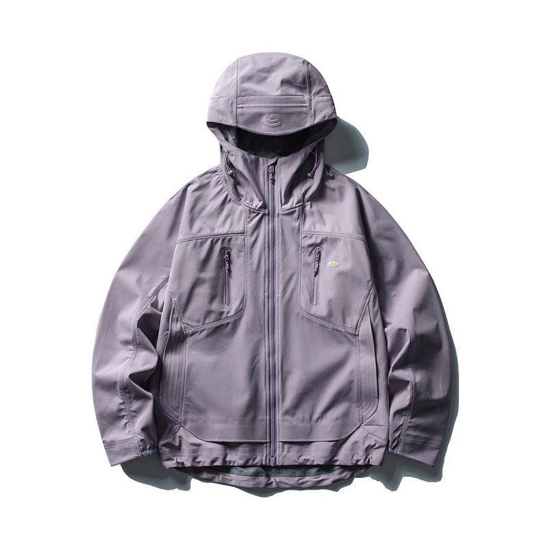 Unisex Technische Softshell-Fieldjacke mit verschweißten Nähten, vier Reißverschlusstaschen und verlängerter Rückenpartie Nord Taschen