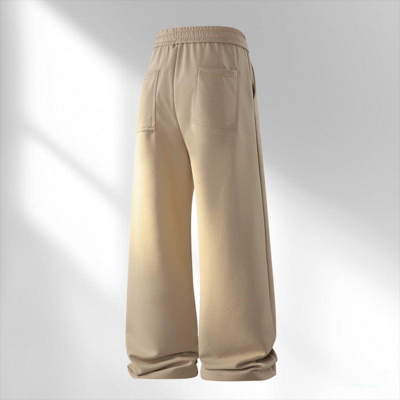 Damen Weite Lounge-Jogginghose mit Kordelzug, elastischem Bund & Seitentaschen Nord Taschen