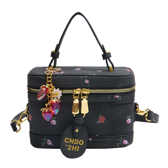 Damen Mini-Rucksack-Handtasche im fröhlichen Kirschdesign mit verstellbarem Schulterriemen Nord Taschen