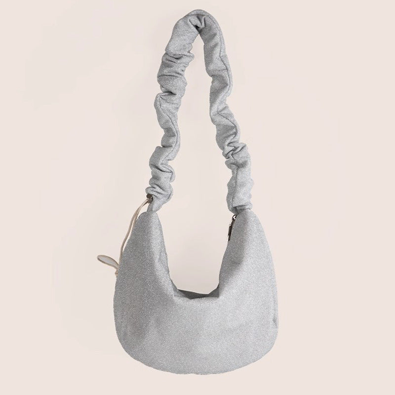 Damen Hobo-Tasche aus elegantem, strukturiertem Kunstleder mit modischem Tragegurt Nord Taschen