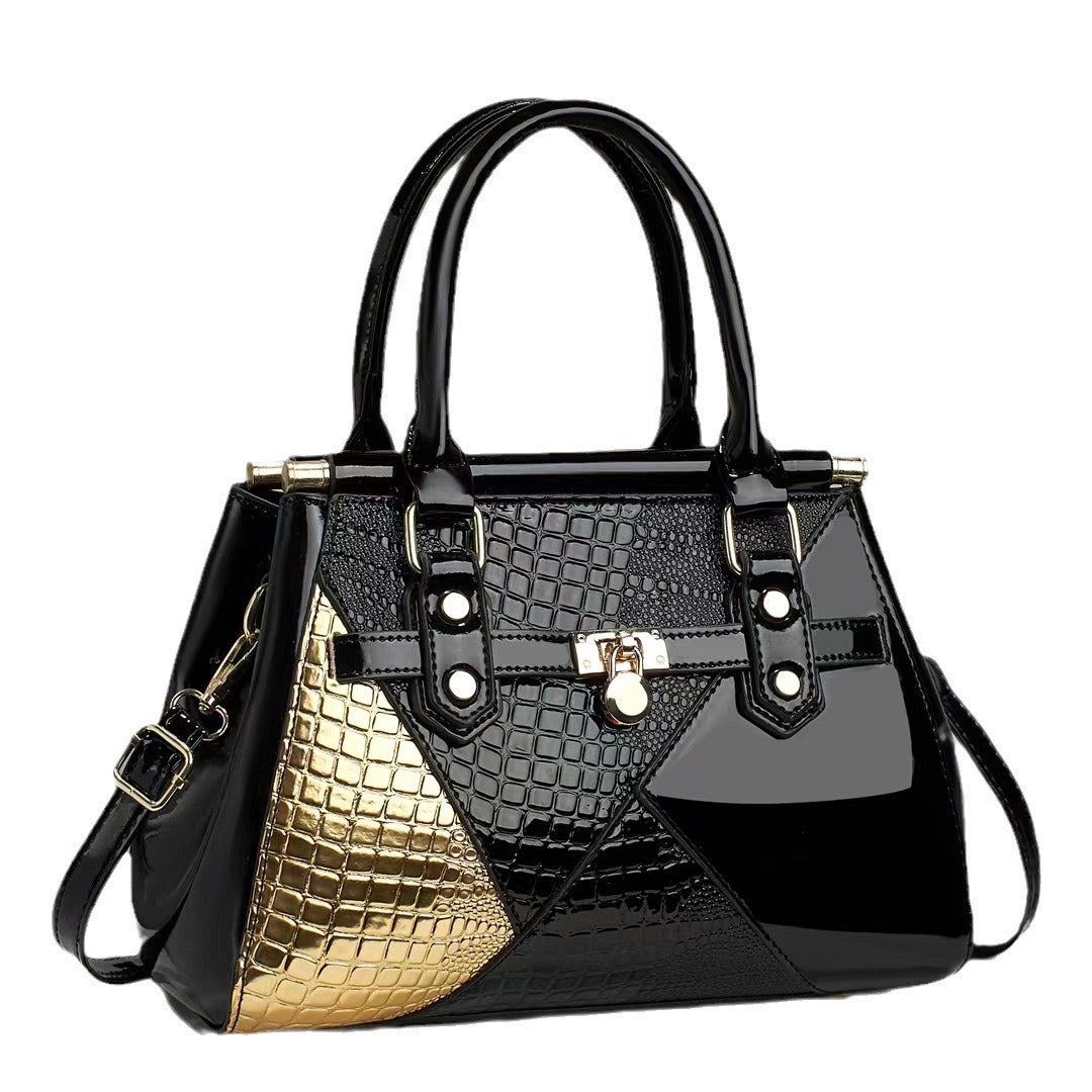 Damen Handtasche mit geometrischem Design und luxuriösen Materialien Nord Taschen