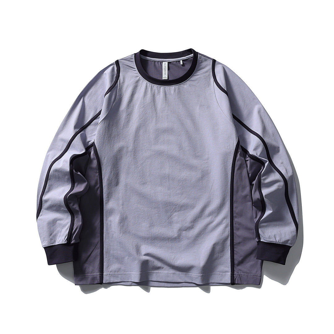 Unisex Funktionales Longsleeve im Oversize-Layering-Stil mit Flachnähten und Rippbündchen Nord Taschen