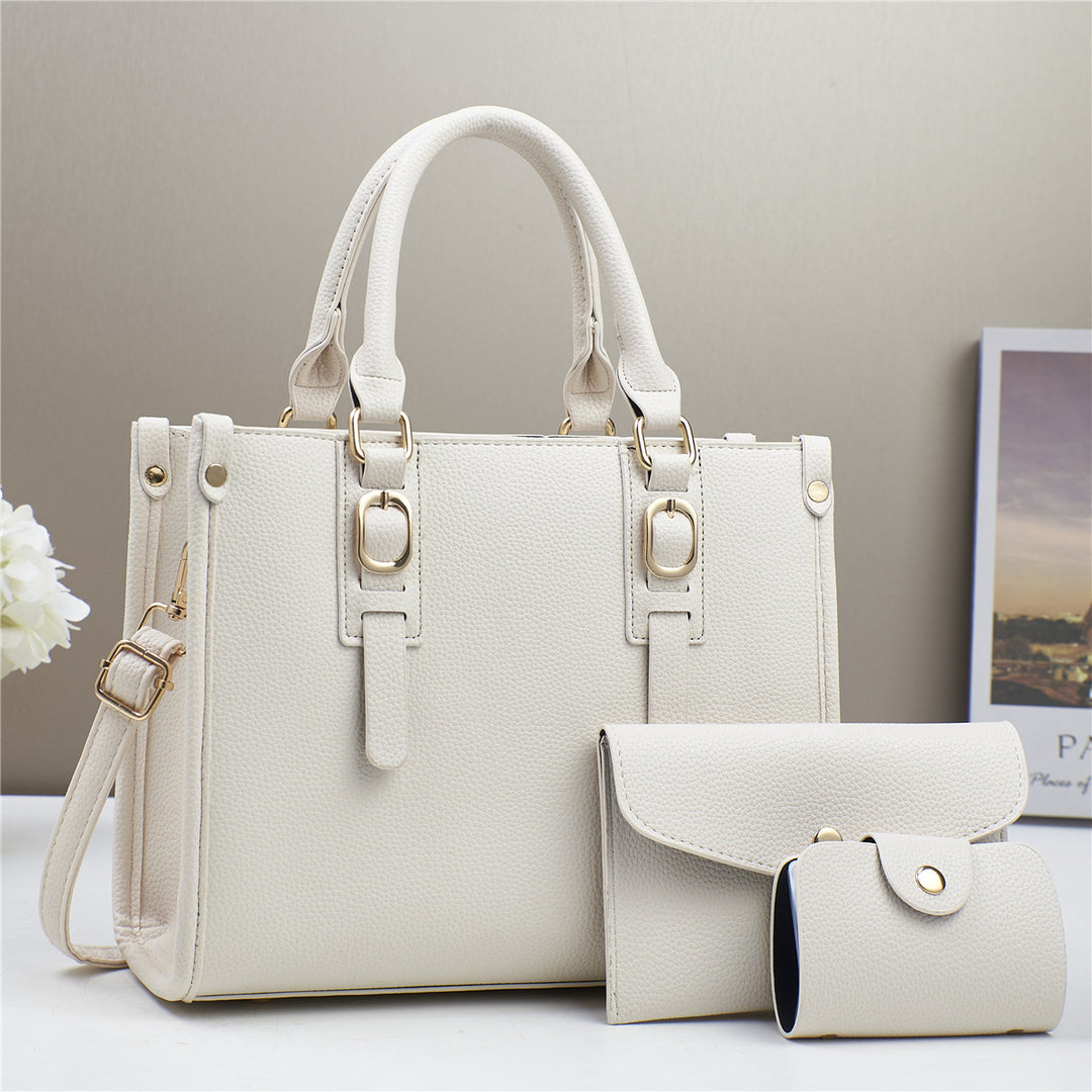 Damen elegante Handtasche mit abnehmbarer Mini-Clutch Nord Taschen