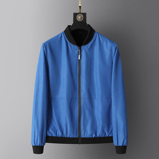 Herren Leichte Sportjacke mit zipbarem Kragen