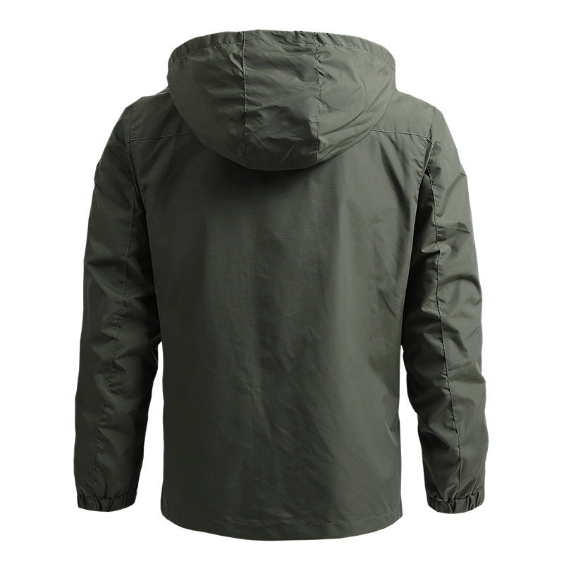 Herren Leichte Wetterjacke Nord Taschen