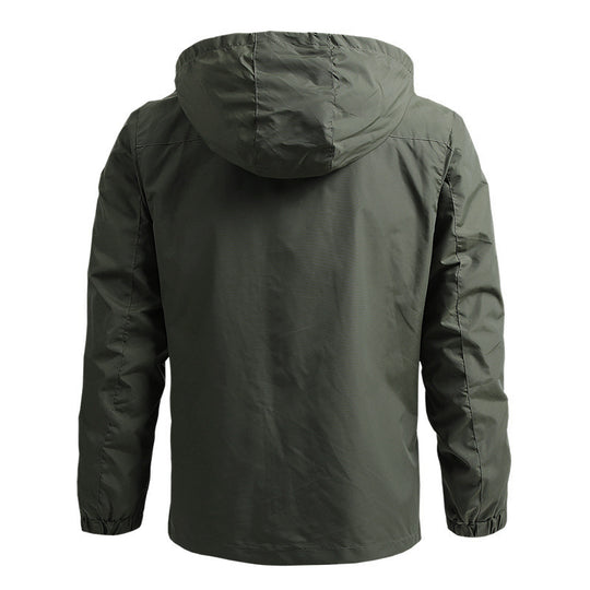 Herren Leichte Wetterjacke Nord Taschen