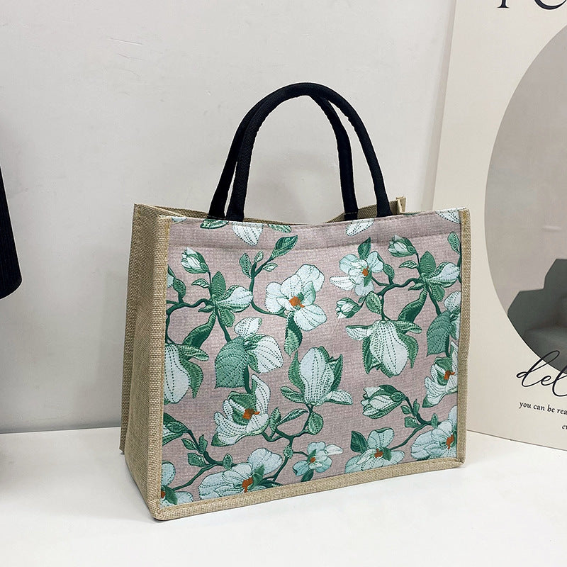Damen elegante Tragetasche mit floralem Design Nord Taschen