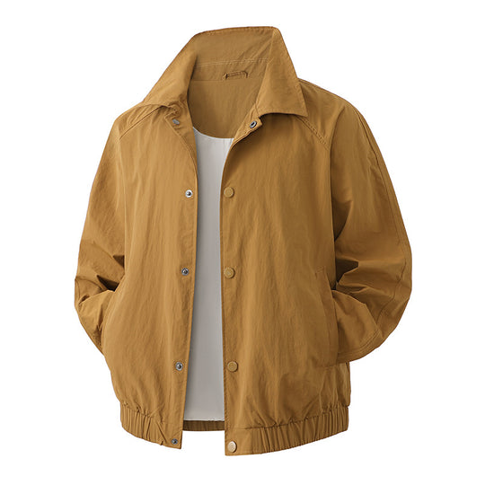 Herren Leichte Übergangsjacke mit hohem Kragen Nord Taschen