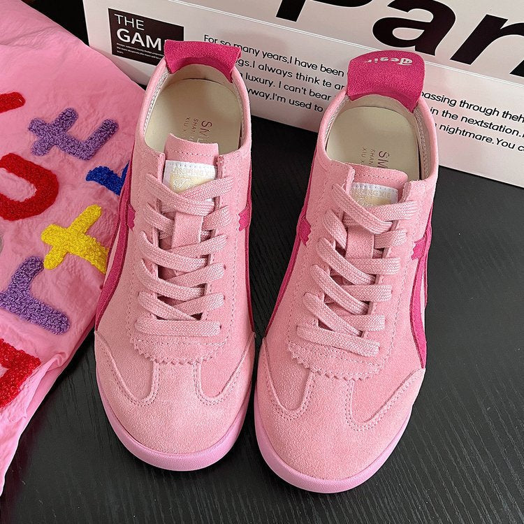 Damen Sneakers aus hochwertigem Wildleder mit modischen Akzenten Nord Taschen