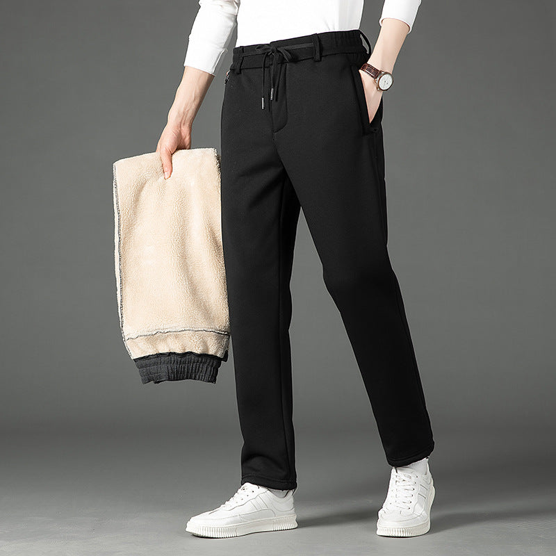 Herren Thermo-Jogginghose mit Teddyfutter, elastischem Bund und Reißverschlusstaschen Nord Taschen