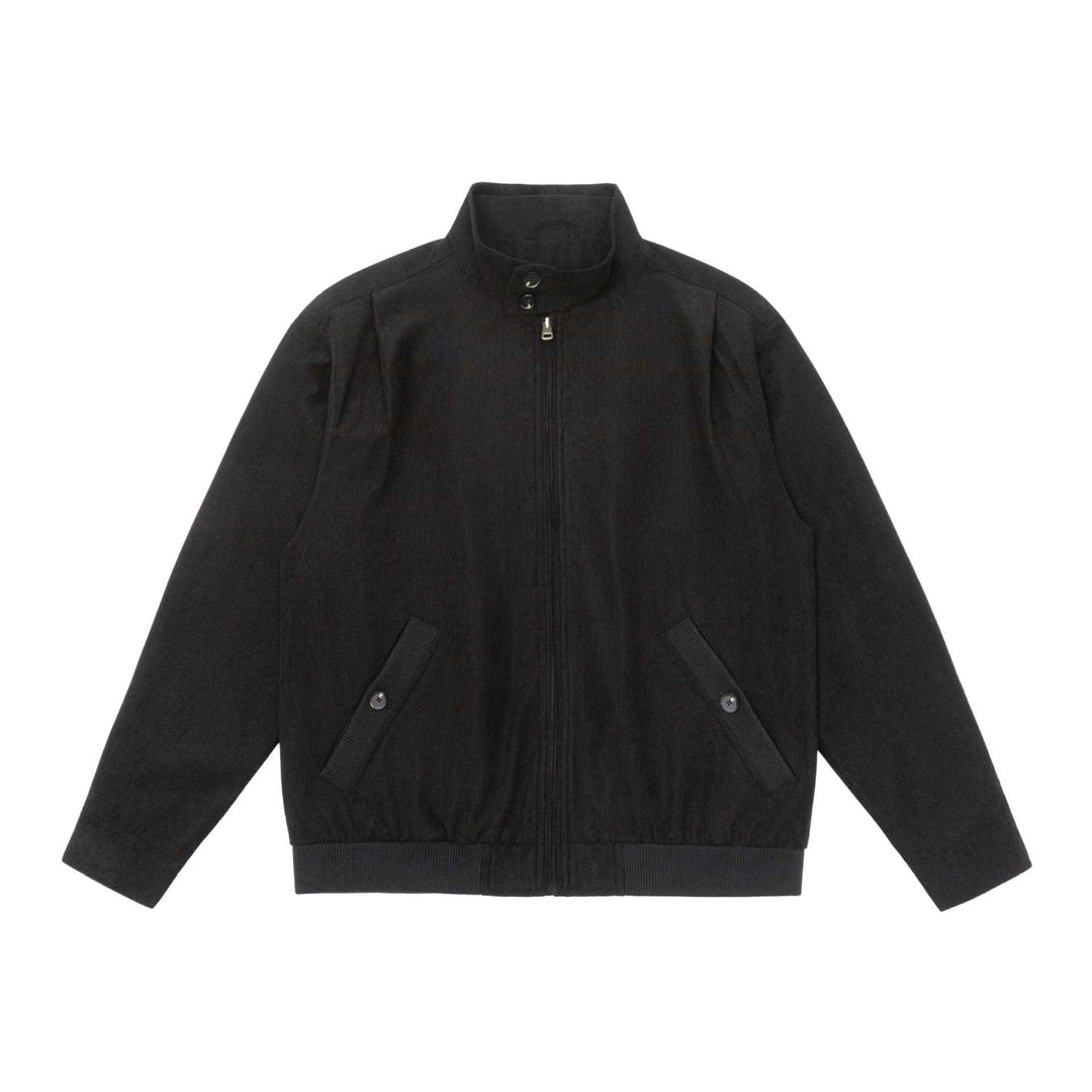 Herren Gepolsterte Jacke im Cord‑Look mit Stehkragen und aufgesetzten Pattentaschen Nord Taschen
