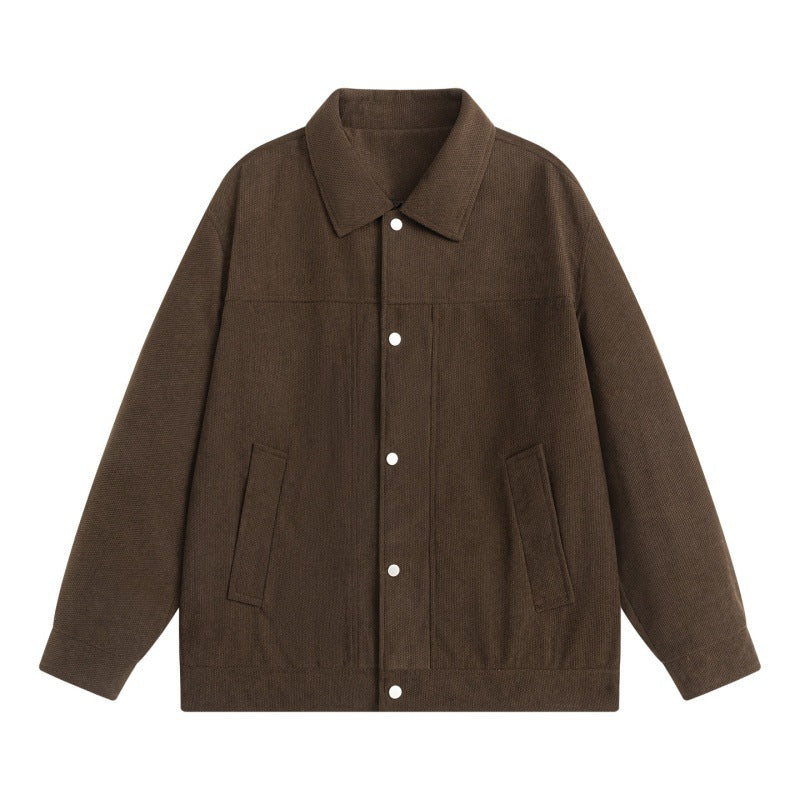 Herren Overshirt-Jacke im Utility-Design mit Druckknopfleiste und aufgesetzten Eingrifftaschen Nord Taschen