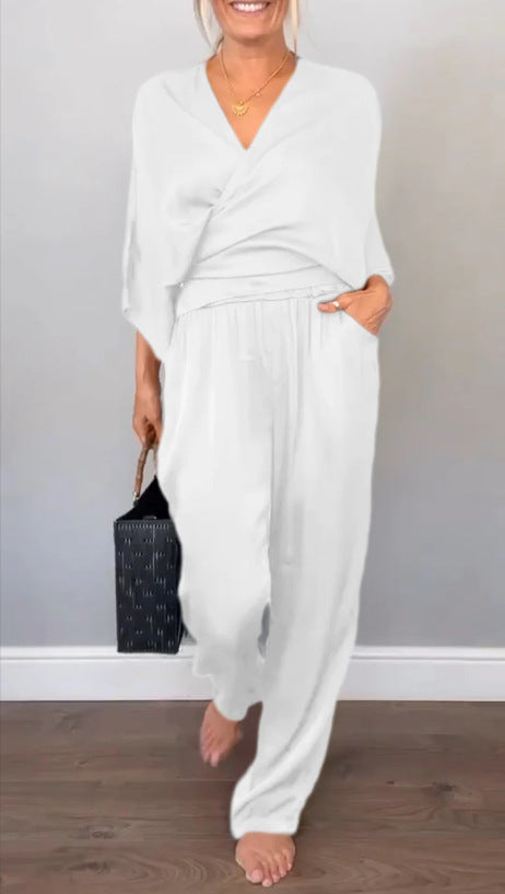 Damen elegantes und bequemes Jumpsuit Set
