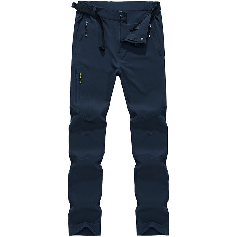 Damen Stretch-Softshell Outdoorhose mit vorgeformten Knien, verstellbarem Bund und Reißverschlusstaschen Nord Taschen