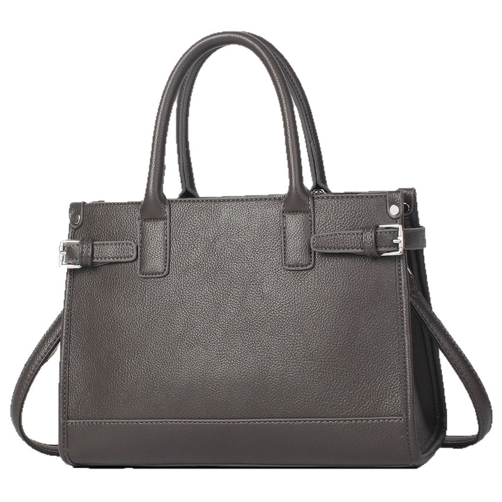 Damen Handtasche mit feiner teksturierter Oberfläche und abnehmbarem Schulterriemen Nord Taschen