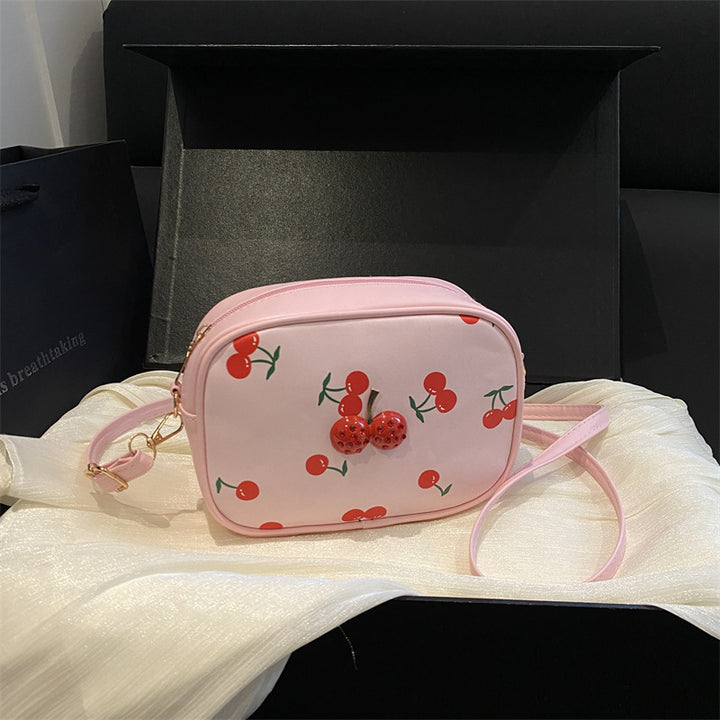 Damen Mini-Umhängetasche mit fruchtigem Kirschdesign Nord Taschen