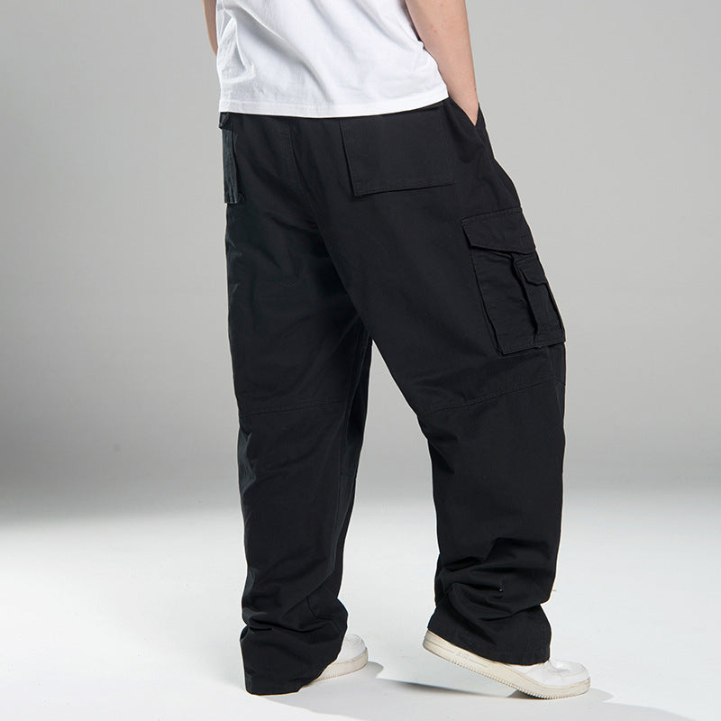 Herren Oversized Cargo-Hose mit weitem Bein, Mehrfach-Taschen und verstärkten Nähten Nord Taschen