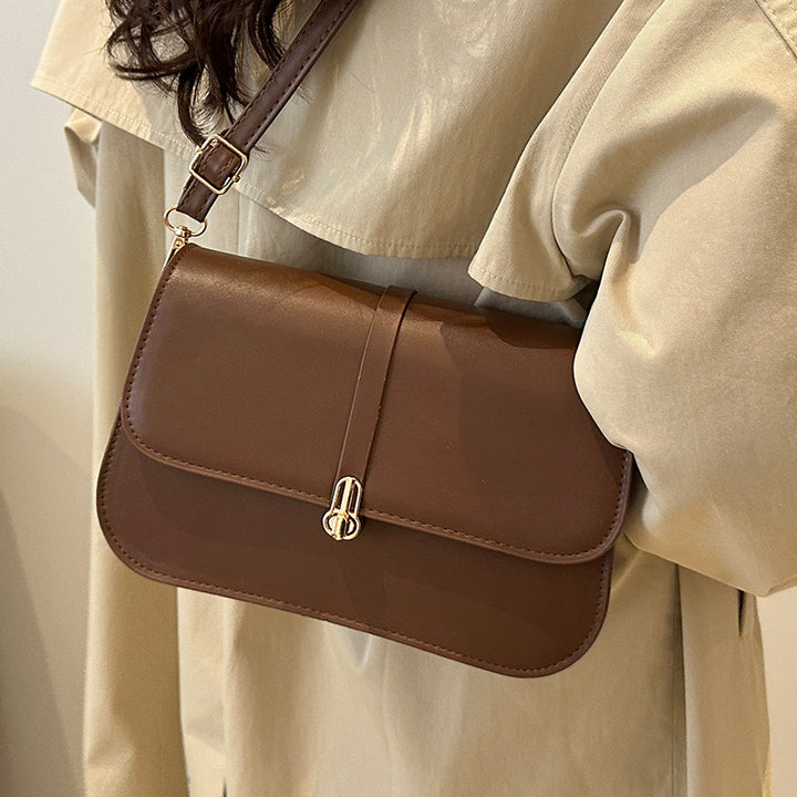 Damen elegante Umhängetasche mit hochwertiger Lederverarbeitung und edlem Verschluss Nord Taschen