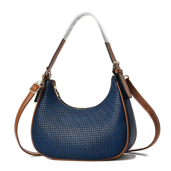 Damen Schultertasche mit strukturiertem Design und abnehmbarem Tragegurt Nord Taschen