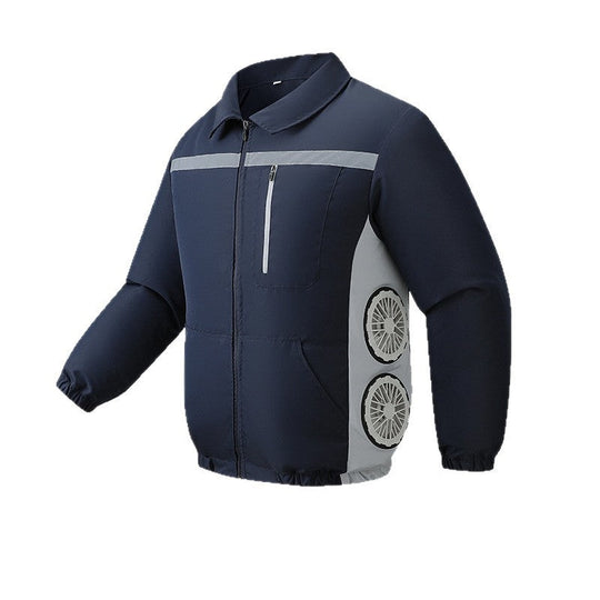 Unisex nan kühlende Ventilationsjacke mit integrierten seitlichen Lüftern und atmungsaktivem Funktionsmaterial Nord Taschen