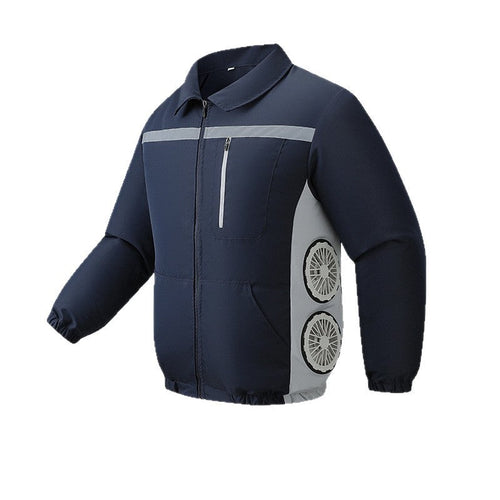 Unisex nan kühlende Ventilationsjacke mit integrierten seitlichen Lüftern und atmungsaktivem Funktionsmaterial Nord Taschen