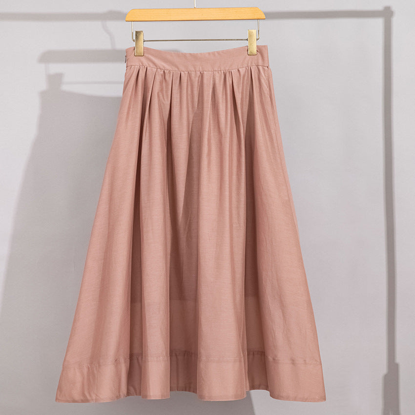 Damen Maxirock mit hohem Bund und soften Falten Nord Taschen
