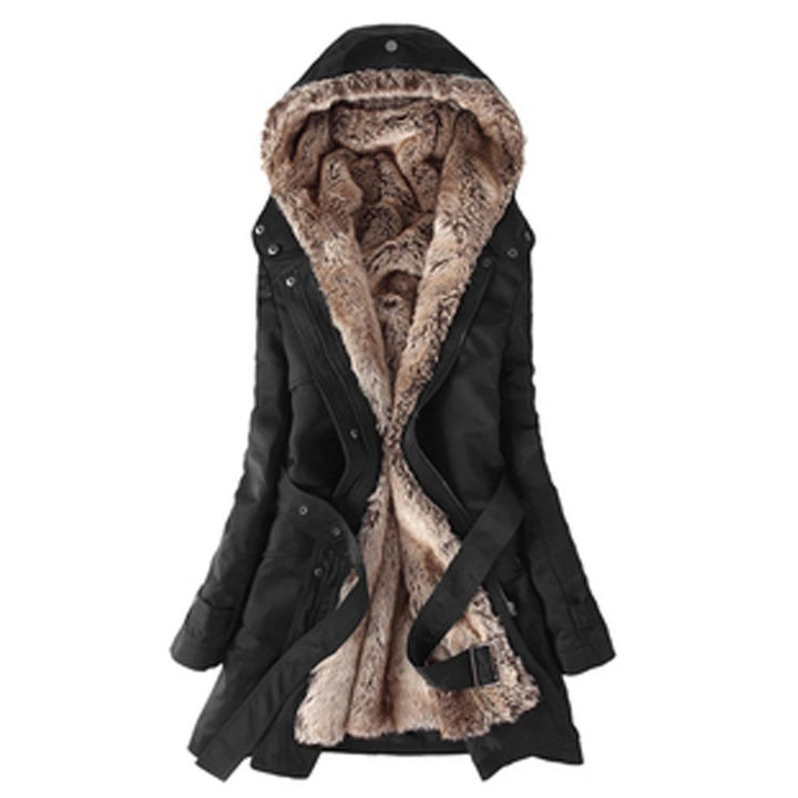 Warme Bont Winterjacke Damen