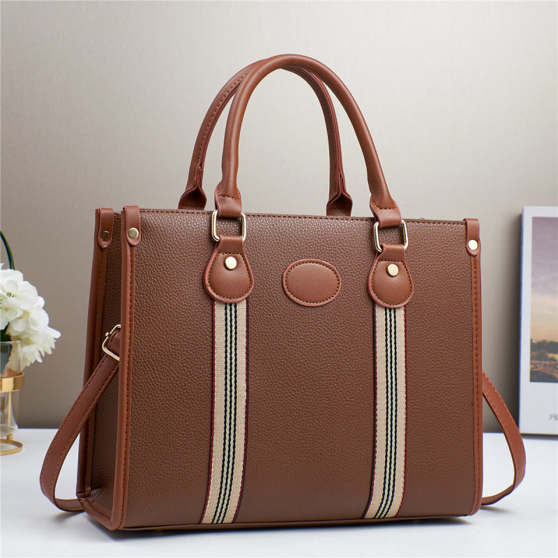 Damen elegante Handtasche mit luxuriösem Steppmuster und abnehmbarem Schultergurt Nord Taschen