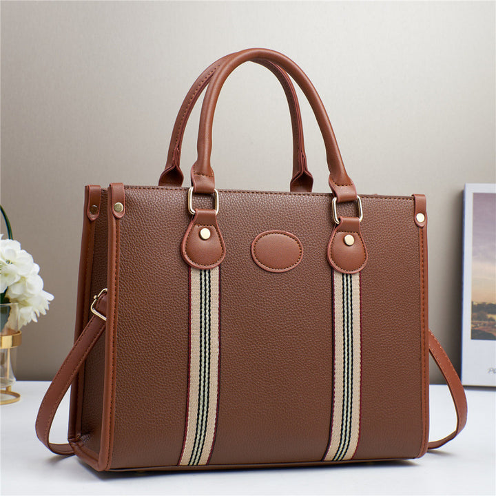 Damen elegante Handtasche mit luxuriösem Steppmuster und abnehmbarem Schultergurt Nord Taschen