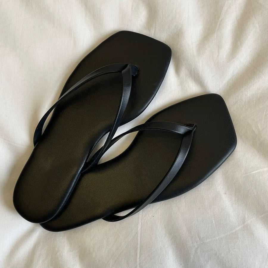Damen Zehentrenner-Sandalen mit elegantem Riemendesign und ergonomischem Fußbett