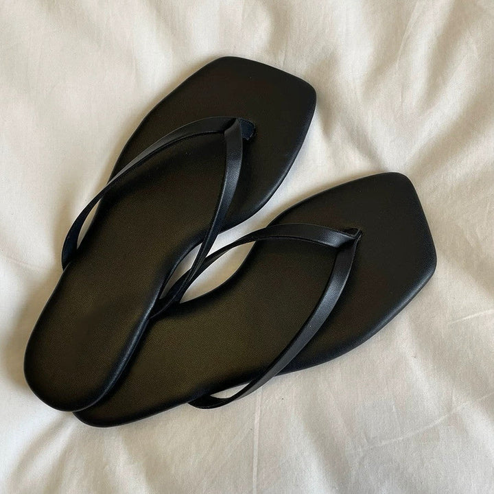 Damen Zehentrenner-Sandalen mit elegantem Riemendesign und ergonomischem Fußbett