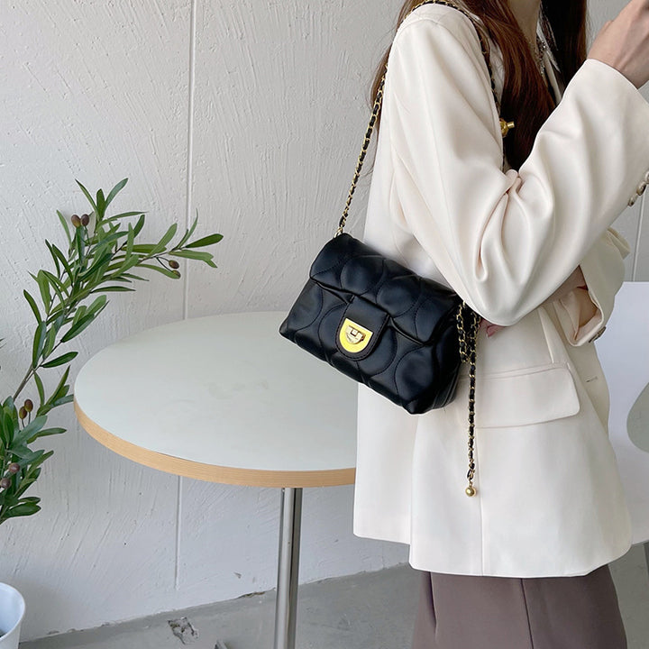 Damen elegante Schultertasche mit gepolstertem Design Nord Taschen