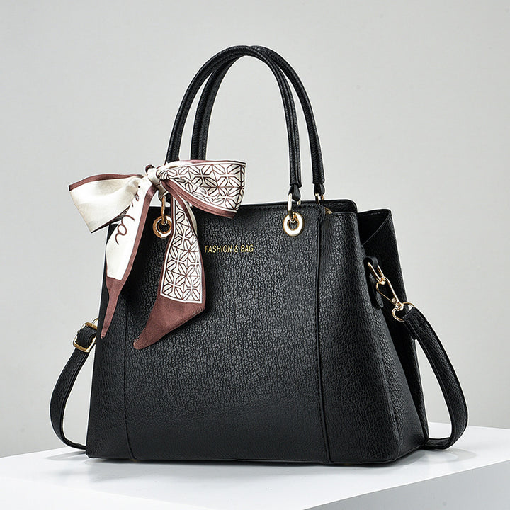 Damen elegante Handtasche mit dekorativer Schleife Nord Taschen