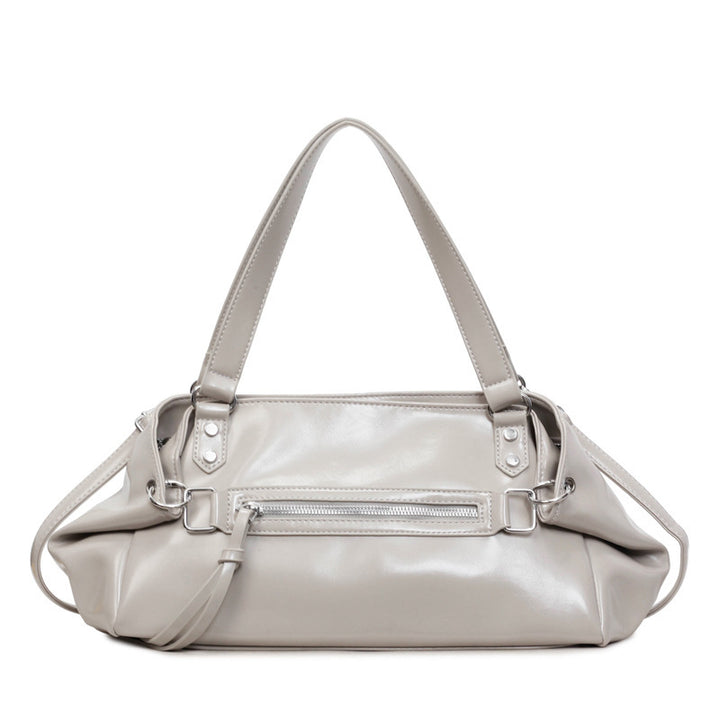 Damen elegante Handtasche mit praktischen Reißverschlusstaschen Nord Taschen