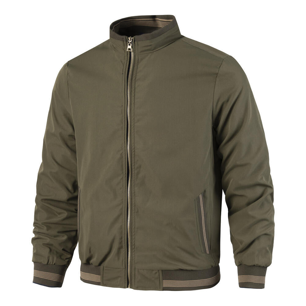 Herren Sportliche Bomberjacke mit hohen Kragen und praktischen Taschen Nord Taschen