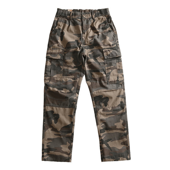 Herren Cargohose im Military-Look mit Mehrfachtaschen und geradem Schnitt Nord Taschen