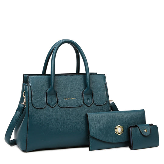 Damen elegante Handtasche mit praktischer Fächerausstattung Nord Taschen