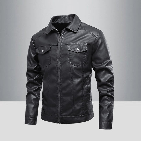 Herren Modische Sommerjacke im Biker-Stil Nord Taschen