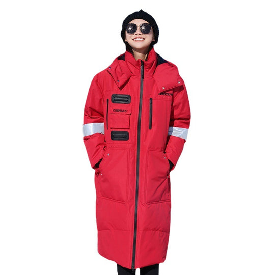 Herren Wärmender wasserdichter Winterparka mit Kapuze und reflektierenden Details Nord Taschen
