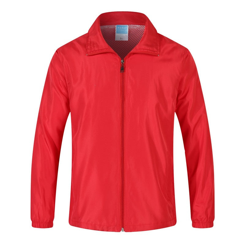 Herren Leichte Windjacke mit Mesh-Innenfutter, Stehkragen & elastischem Saum Nord Taschen