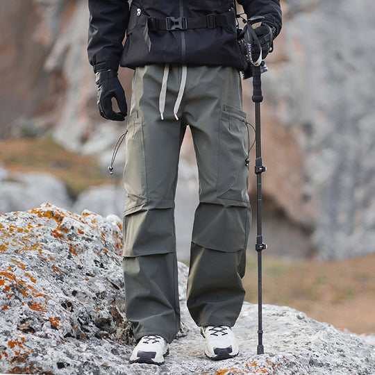 Herren Outdoor-Cargohose mit verstärkten Knien, wasserabweisend und atmungsaktiv Nord Taschen