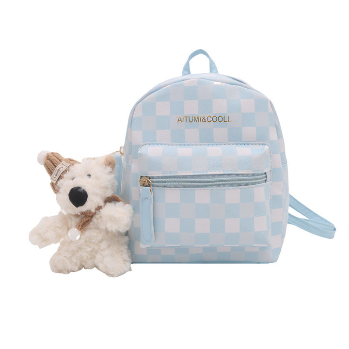 Damen Rucksack mit verspieltem Karomuster Nord Taschen