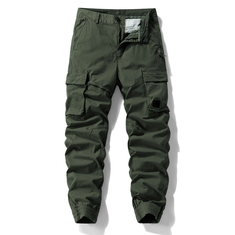 Herren Carpenter-Style Cargohose mit Zip-Knöchel, verstärkten Kniepaneelen und multifunktionalen Taschen Nord Taschen