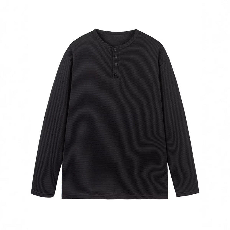Unisex Thermisches Henley‑Shirt mit Waffelstruktur und langer Arm Nord Taschen