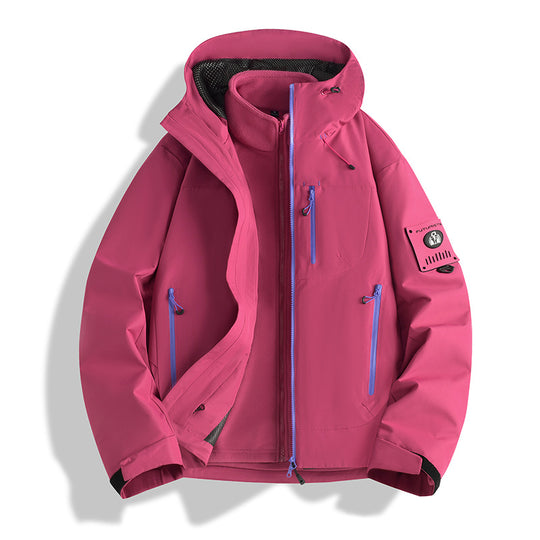 Herren Funktions-Softshelljacke mit abnehmbarem Fleece-Innenfutter Nord Taschen
