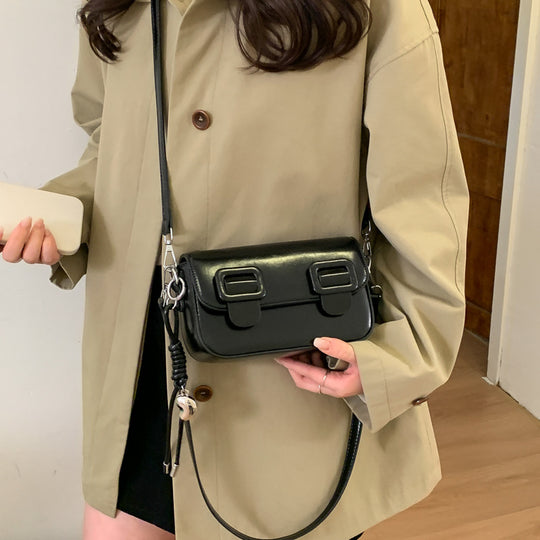 Damen Crossbody-Handtasche mit praktischen Fächern und modischen Schnallen Nord Taschen