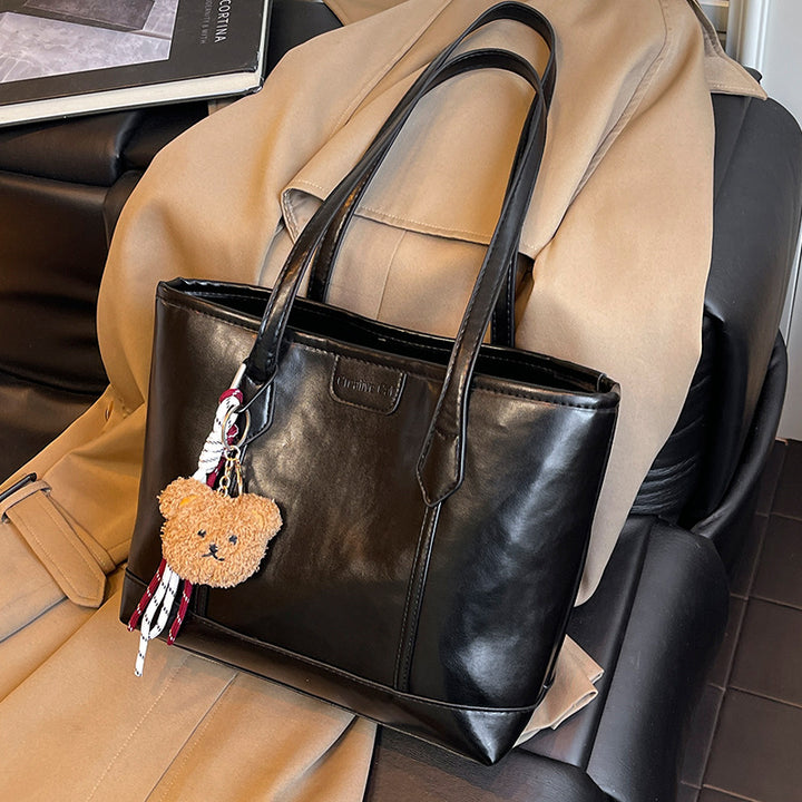 Damen Tragetasche aus hochwertigem Kunstleder mit eleganter Struktur Nord Taschen
