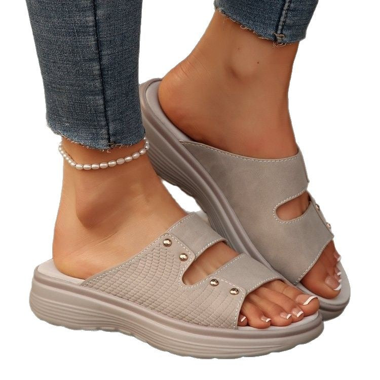 Damen Komfortable Pantoletten mit Stil und anatomischem Fußbett Nord Taschen